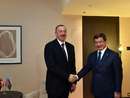 Prezident İlham Əliyev Türkiyənin baş naziri ilə görüşüb