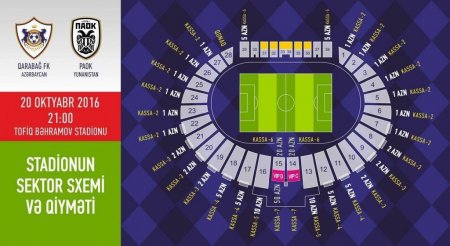 Biletlərin satışa çıxacağı tarix açıqlandı –  “Qarabağ” – “PAOK”