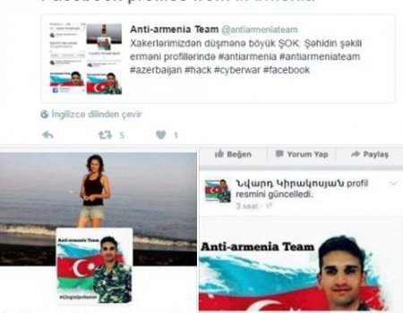 Xakerlərimiz qisas aldı: Şəhidin fotosu erməni profillərində