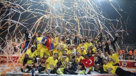"Fənərbaxça" klubu basketbol üzrə Avropa liqasının qalibi oldu