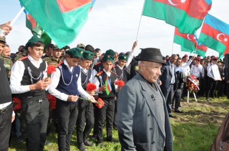 Zərdab rayonu şəhid giziri ilə vidalaşdı. (Foto)