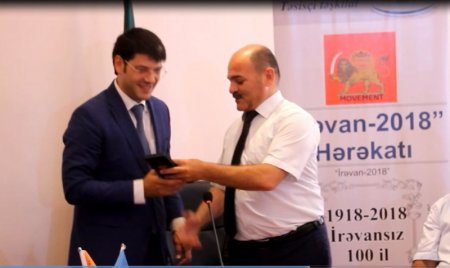 İrəvan - 2018” Hərəkatının sədri və müavini “Fədai” medalı ilə təltif edilib - VİDEO - FOTOLAR