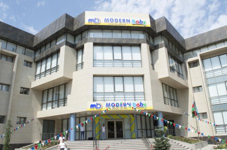 Bakı Modern Təhsil Kompleksinin nəzdində fəaliyyət göstərəcək uşaq bağçasının açılışı olub.