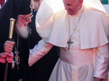 Roma Papası Tbilisidə stadionda dini ayin icra edib