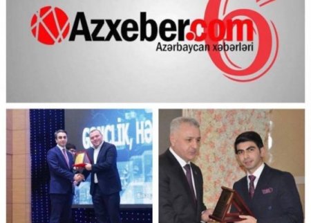 AZXEBER.COM-un təsisçiləri "İlin gənci" mükafatına layiq görüldü - FOTOLAR