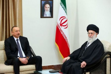 Prezidenti İlham Əliyevin  İranın Ali Rəhbəri ilə görüşüb - FOTO
