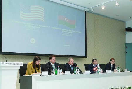 Azərbaycan-ABŞ biznes-forumu keçirilib